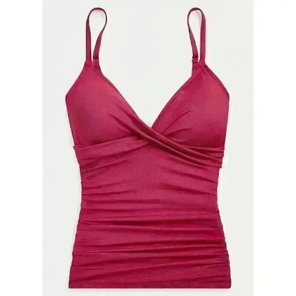 Lauren Ralph Lauren Other - NEW! Lauren Ralph Lauren Womens 10 Slimming Ruched Tankini Top & Bottom NWT $145